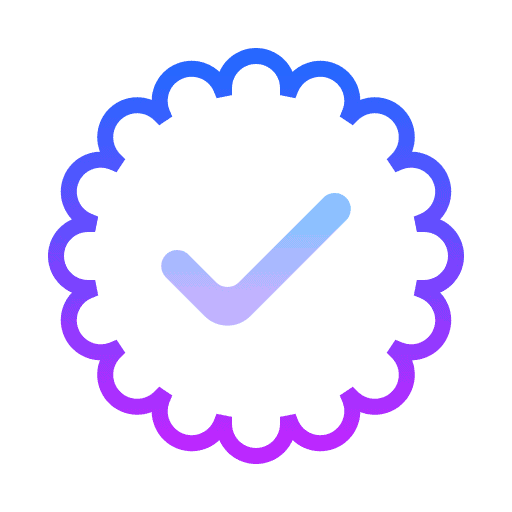 verified quality badge icon design